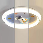 Lumendat Modern Minimalist Kids Cartoon Round Acrylic Iron Resin LED Flush Mount Ceiling Light For Bedroom Lumendat