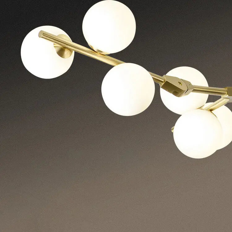 Modern Creative Magic Bean Branch Glass 12/18/24 Light Chandelier Lumendat