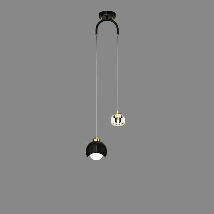 European Style Light Luxury Iron Brass LED Island Light Chandelier Lumendat