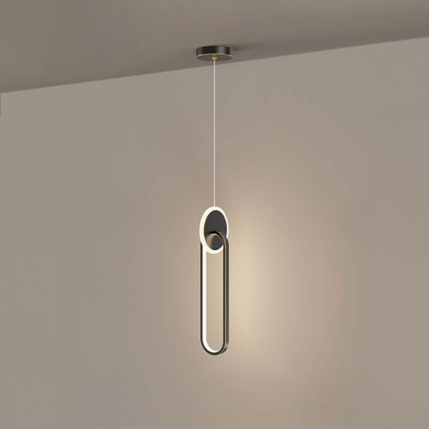 Modern Minimalist All-copper LED 1-Light Pendant Light