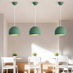Modern Solid Color Round Head Iron 1-light Pendant Light modern luxury lighting fixture