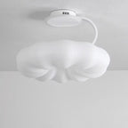 Lumendat Modern Simplicity Cream PE Cloud Pumpkin Shade Iron LED Kids Pendant Light For Bedroom Lumendat