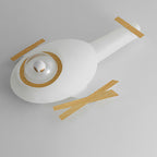 Lumendat Modern Minimalist Kids Airplane Iron PE LED Flush Mount Ceiling Light For Bedroom Lumendat