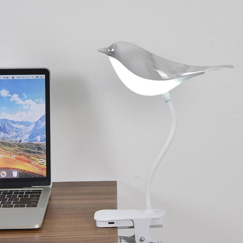 Nordic Creative Bird Clip USB Charging LED Night Light Table Lamp Lumendat