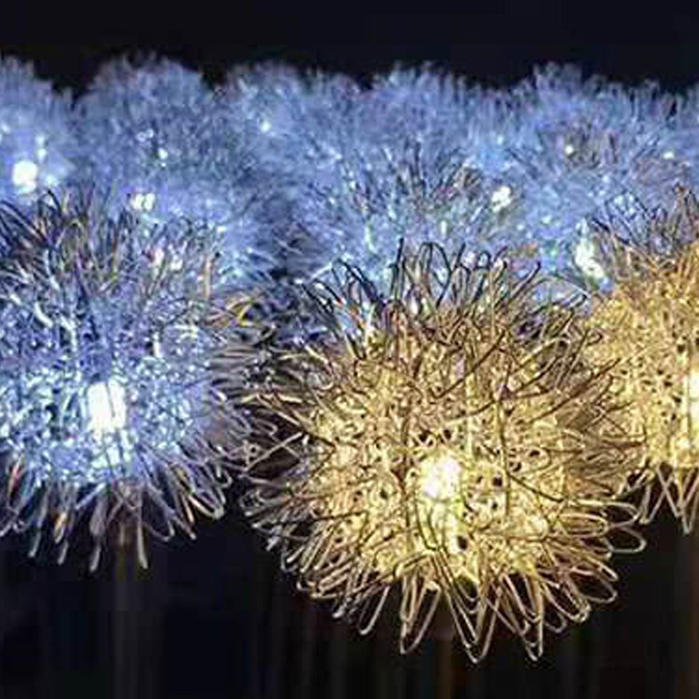 Solar Dandelion Aluminum Wire Globe Light LED Outdoor Waterproof Luminous Garden Insert Ground Landscape Light Lumendat