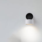 Nordic Minimalist Round Rotatable Folding LED Wall Sconce Lamp