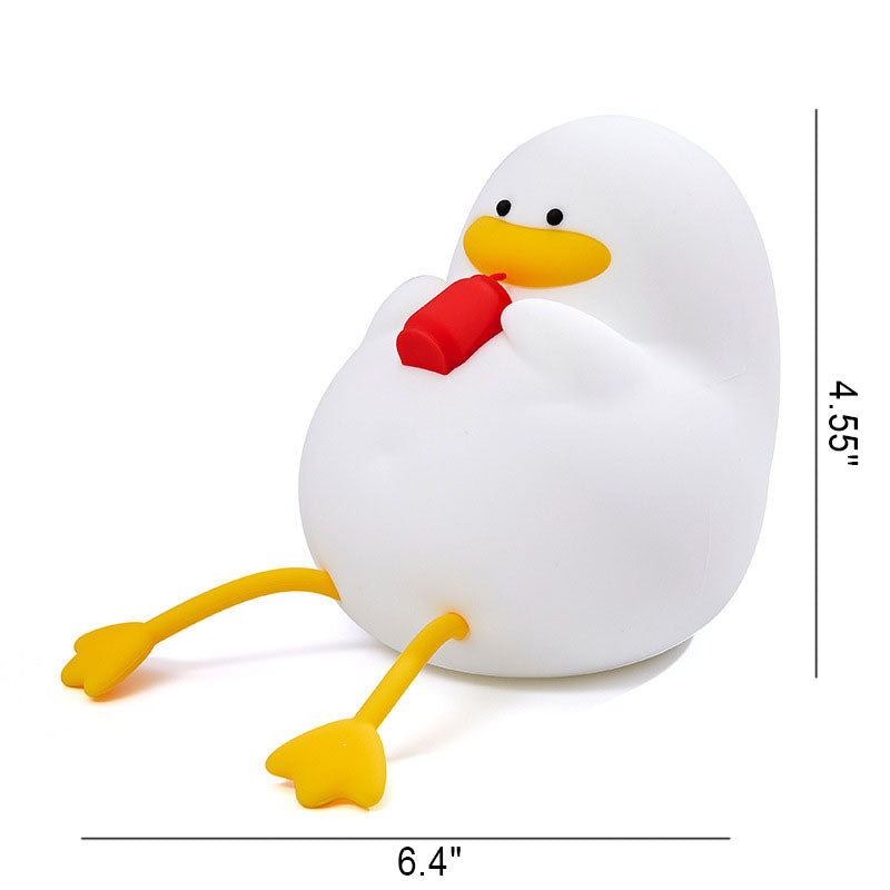 Creative Cartoon Silicone Duck Pat LED Night Light Table Lamp Lumendat