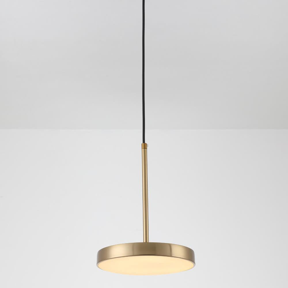 Modern Minimalist Drum Metal LED Pendant Light BulbSquare