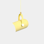 Macaron Metal Cylinder Spotlight 1-light Adjustable Handle Pendant Light BulbSquare