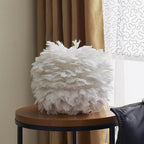 Modern Feather 1-Light Ball-Shaped Table Lamps Lumendat
