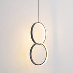 Minimalist Circle 1-light LED Metal Shade Pendant Light BulbSquare