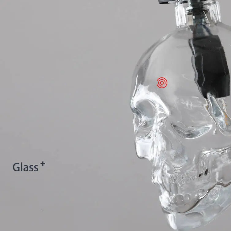 Skull Glass 3-light Chandeliers Lumendat