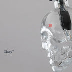 Skull Glass 3-light Chandeliers Lumendat