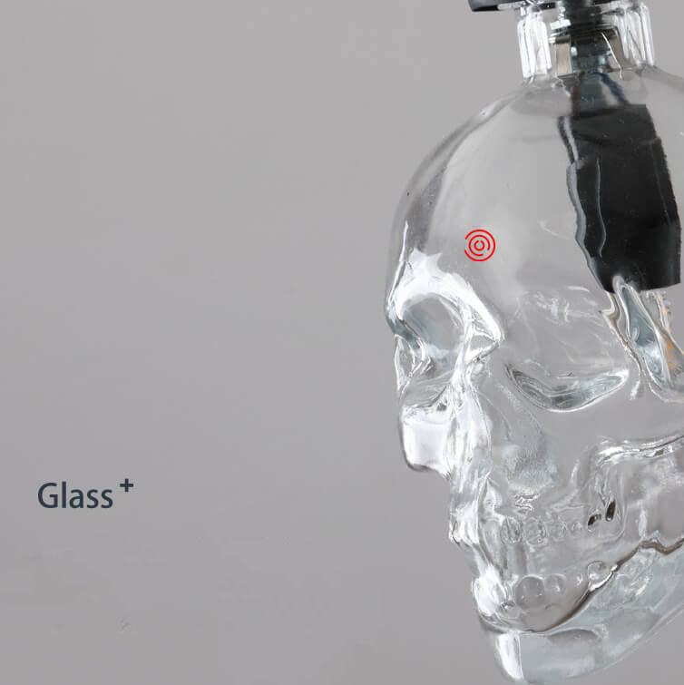 Skull Glass 3-light Chandeliers