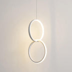 Minimalist Circle 1-light LED Metal Shade Pendant Light BulbSquare