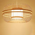 Japanese Element Bamboo Drum 1-light Pendant Light
