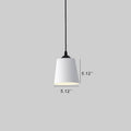 Nordic Macaron Cylinder Dome Metal 1-light Pendant Light BulbSquare