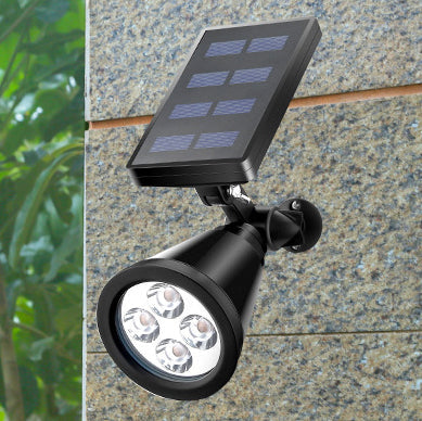 Modern Simplicity Solar Waterproof Conical Spotlight LED Outdoor Floor Plug Light Lumendat