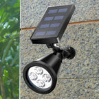 Modern Simplicity Solar Waterproof Conical Spotlight LED Outdoor Floor Plug Light Lumendat