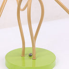 Lumendat Contemporary Creative Acrylic Cartoon Animal Hardware Frame 3-Light Kids Flush Mount Ceiling Light For Bedroom Lumendat