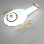 Lumendat Modern Minimalist Kids Airplane Iron PE LED Flush Mount Ceiling Light For Bedroom Lumendat