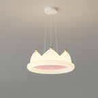 Lumendat Contemporary Creative Kids Crown Iron PE LED Pendant Light For Bedroom Lumendat