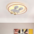 Lumendat Childlike Creative Cartoon Rabbit Design LED Flush Mount Light Lumendat