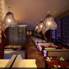 Modern Creative Personality Rattan Conch 1-Light Pendant Light