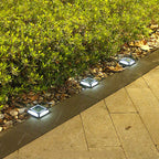 Modern Square Waterproof Solar LED Outdoor Garden Balcony Street Light Lumendat