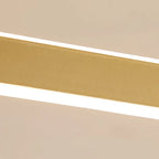 Modern Minimalist Light Luxury Oval Aluminum LED Chandelier BulbSquare