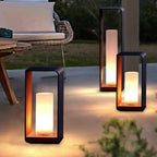 Modern Minimalist Square Frame Stainless Steel Acrylic LED Waterproof Lawn Landscape Light For Outdoor Patio Lumendat