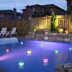 Modern Round Outdoor Waterproof Solar LED Water Drift Light Lumendat