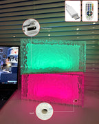 Creative Ice Cube Acrylic RGB LED Decorative Table Lamp Lumendat