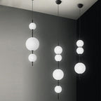 Modern Minimalist Creative Glass Ball LED Pendant Light BulbSquare
