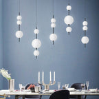 Modern Minimalist Creative Glass Ball LED Pendant Light BulbSquare