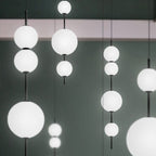 Modern Minimalist Creative Glass Ball LED Pendant Light BulbSquare