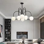Glass Ball 6-8 Light Arch Chandeliers modern luxury lighting fixture