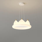 Lumendat Contemporary Creative Kids Crown Iron PE LED Pendant Light For Bedroom Lumendat