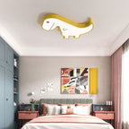 Lumendat Cartoon Creative Metal Dinosaur LED Flush Mount Ceiling Light Lumendat