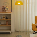 Nordic Vintage Acrylic Clear Dome LED Standing Floor Lamp Lumendat
