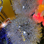 Solar Dandelion Aluminum Wire Globe Light LED Outdoor Waterproof Luminous Garden Insert Ground Landscape Light Lumendat