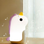 Cartoon Unicorn Timer Alarm Clock LED Night Light Lumendat