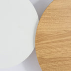 Modern Minimalist Round Eclipse Iron LED Wall Sconce Lamp For Living Room