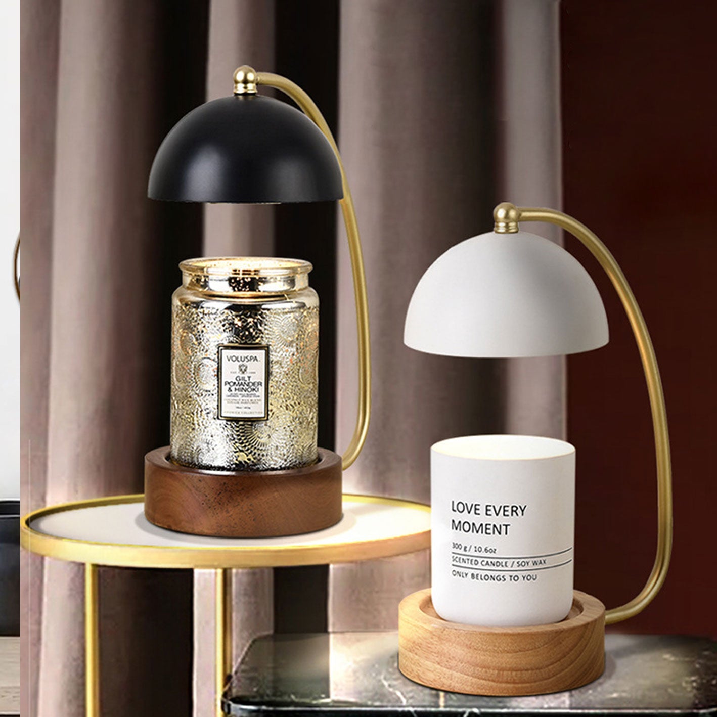Japanese Creative Timing Dimming 1-Light Melting Wax Table Lamp Lumendat