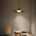 Modern Black Walnut LED Pendant Light BulbSquare