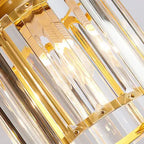 Modern Prismatic Crystal Cylinder Stairway Chandelier – 6 or 9 Lights Lumendat