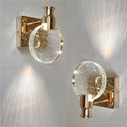 Nordic Crystal Bubble 1-Light LED Wall Sconce Lamp