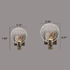Nordic Crystal Bubble 1-Light LED Wall Sconce Lamp