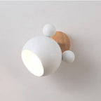 Lumendat Nordic Macaron Cartoon Bear Shape 1-Light Wall Sconce Lamps Lumendat