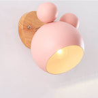 Lumendat Nordic Macaron Cartoon Bear Shape 1-Light Wall Sconce Lamps Lumendat